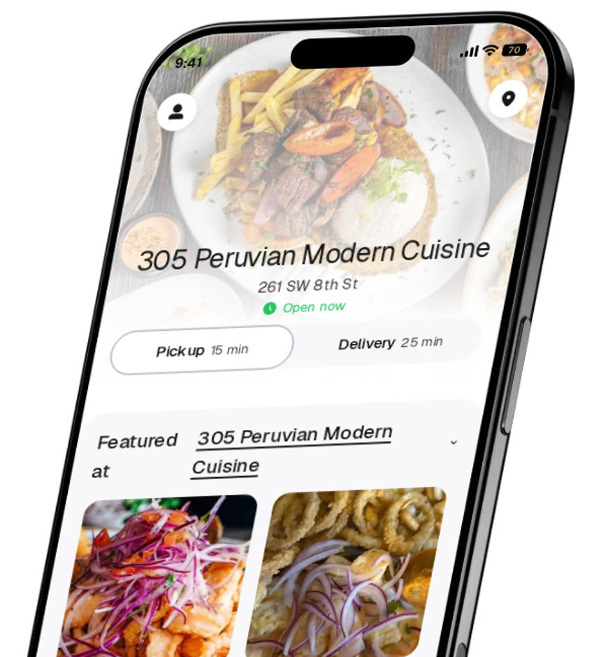 305 Peruvian Modern Cuisine app preview